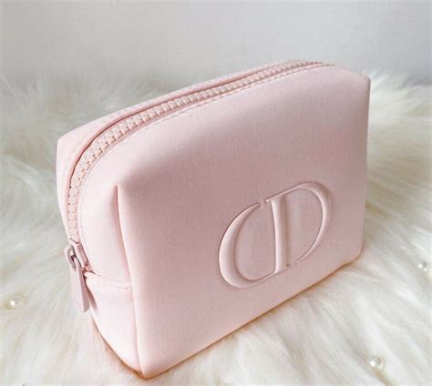 dior beauty with pouch|vintage christian Dior makeup bag.